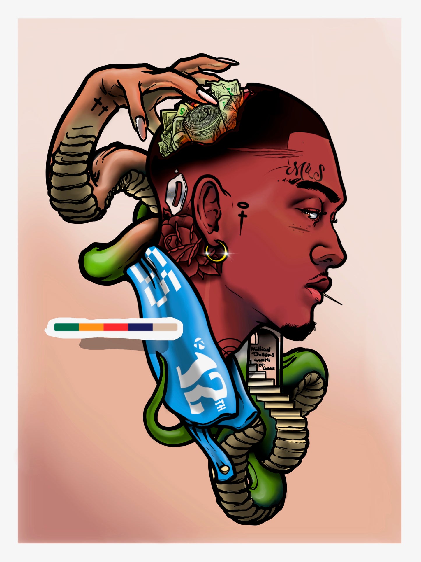 Minds Fortune — Drama Queens Collection (12x16 Print)