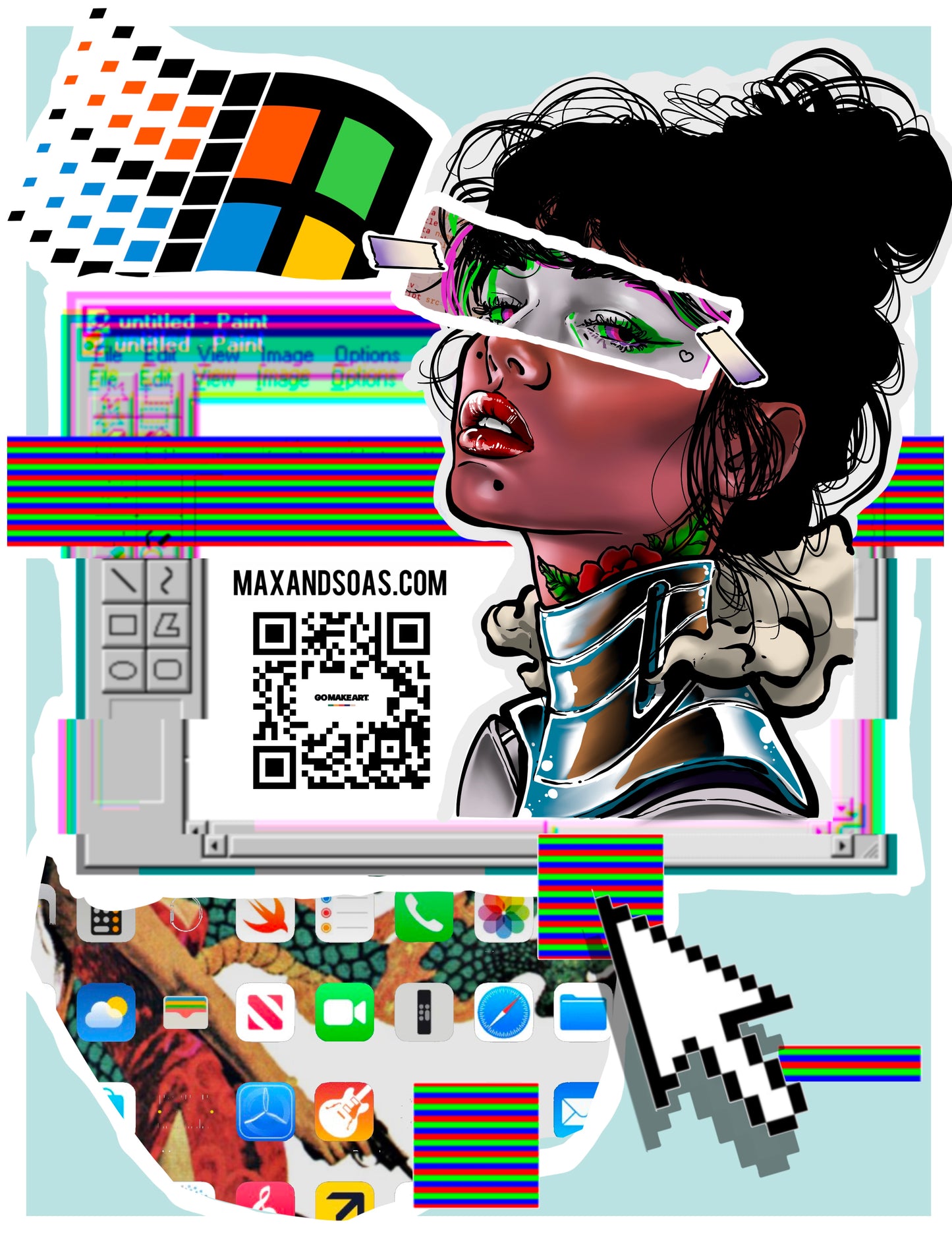 Computer Crashout (prints)