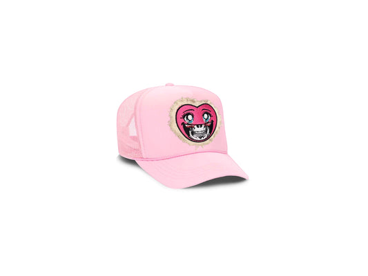 “KISS OF DEATH” cap pink