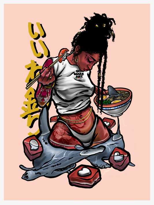 Thank You for the Food — Drama Queens Collection (12x16 Print)