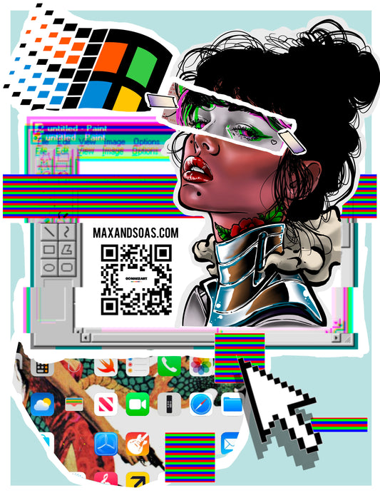Computer Crashout (prints)