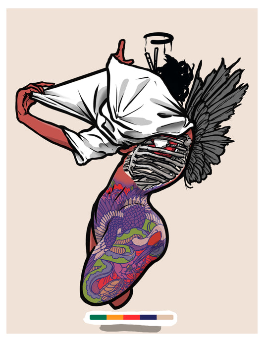 CagedBird — Drama Queens Collection (8.5x11 Print)